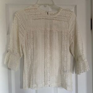 Anthropologie  Lace Top
